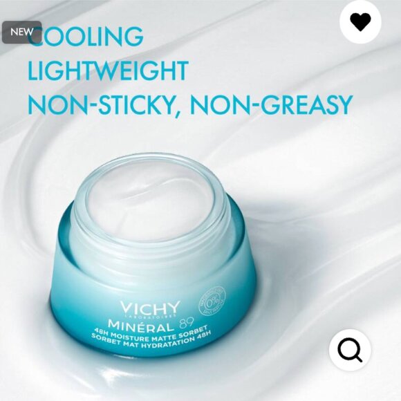 Vichy Laboratories Minéral 89 48H Moisture Matte Sorbet Fragrance-Free Gel | NEW - Picture 5 of 5